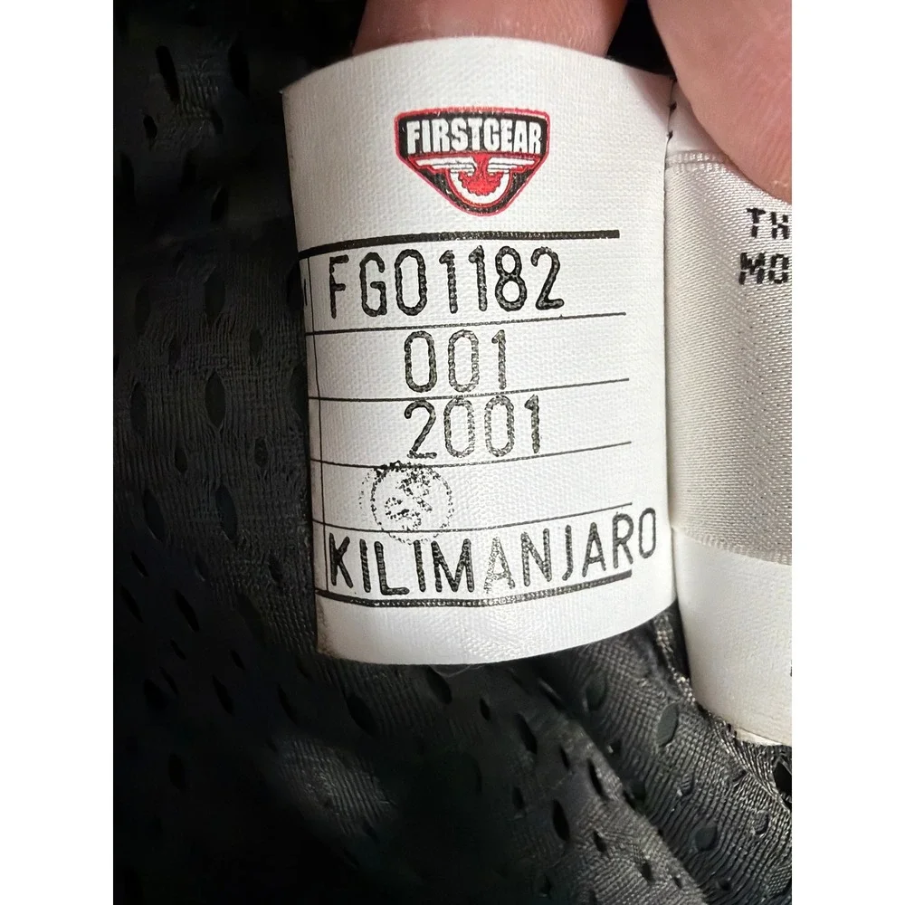 Firstgear Kilimanjaro Motorcycle Jacket Red Black Mens Small FG01182 Riding Gear